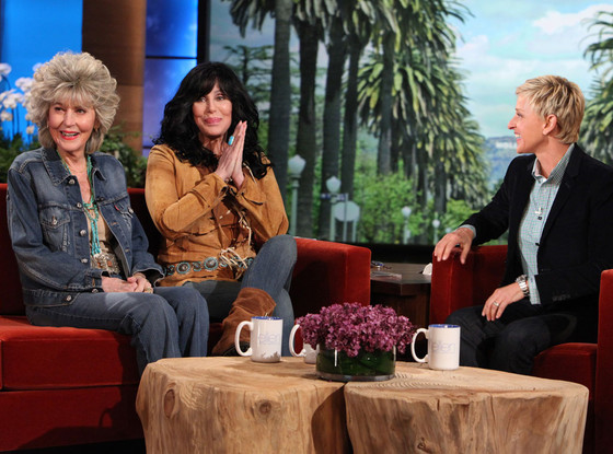Cher, Ellen DeGeneres show Cher, Ellen DeGeneres show